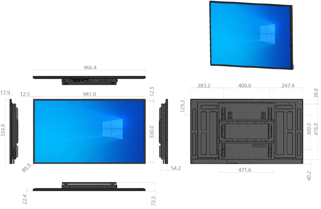 MENUBOARD 43"