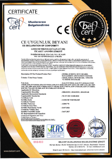 Belcert International Certification (Kiosk)